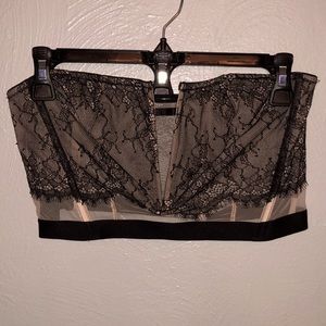 VS corset bandeau w/ detachable straps (Size L)
